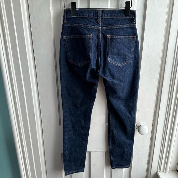 Everlane High Rise Skinny Jean Dark Wash - Picture 7 of 9